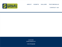 Tablet Screenshot of conleysports.com